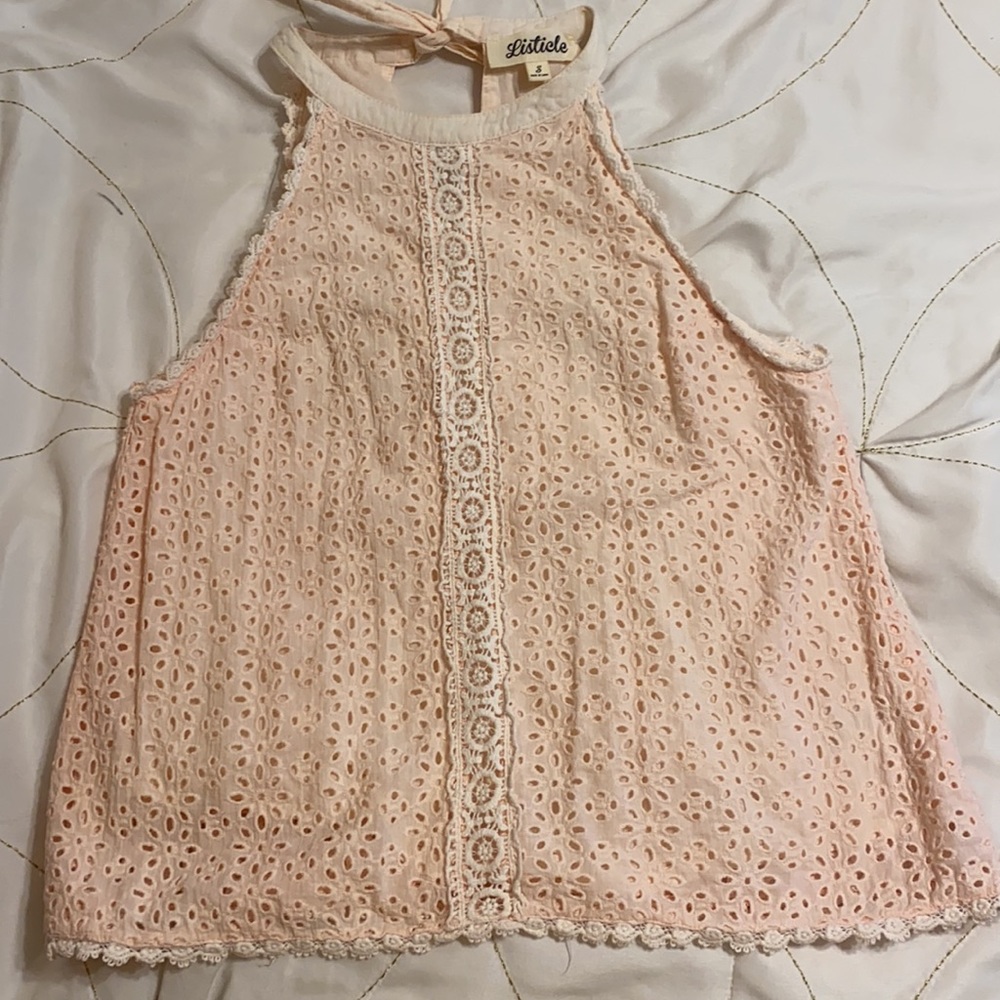 Light pink babydoll tank